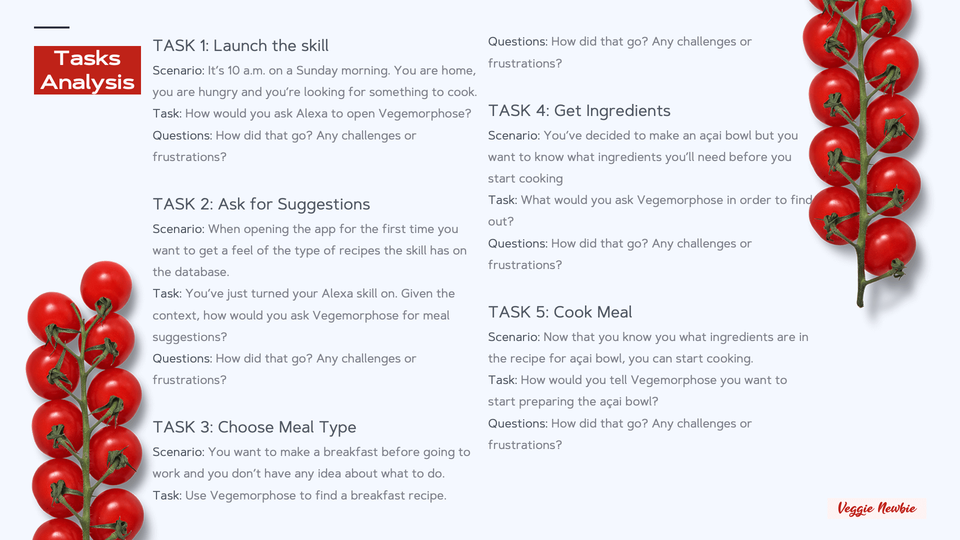 Task Analysis